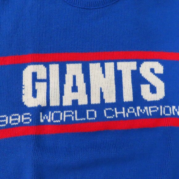 Vintage 1980’s Retro Vintage New York Giants Cliff Engle Sweater Size Small - Picture 3 of 6